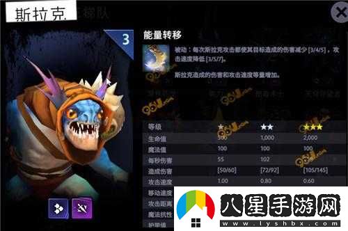 刀塔霸業(yè)斯拉克圖鑒之小魚人技能與羈絆詳細解析
