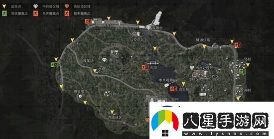 暗區(qū)突圍北山復(fù)活點在哪